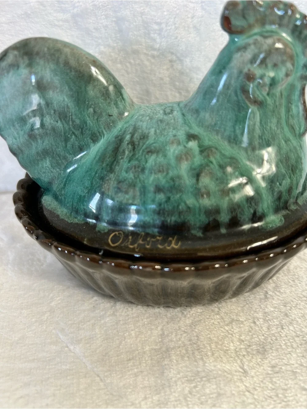 N/A green glazed